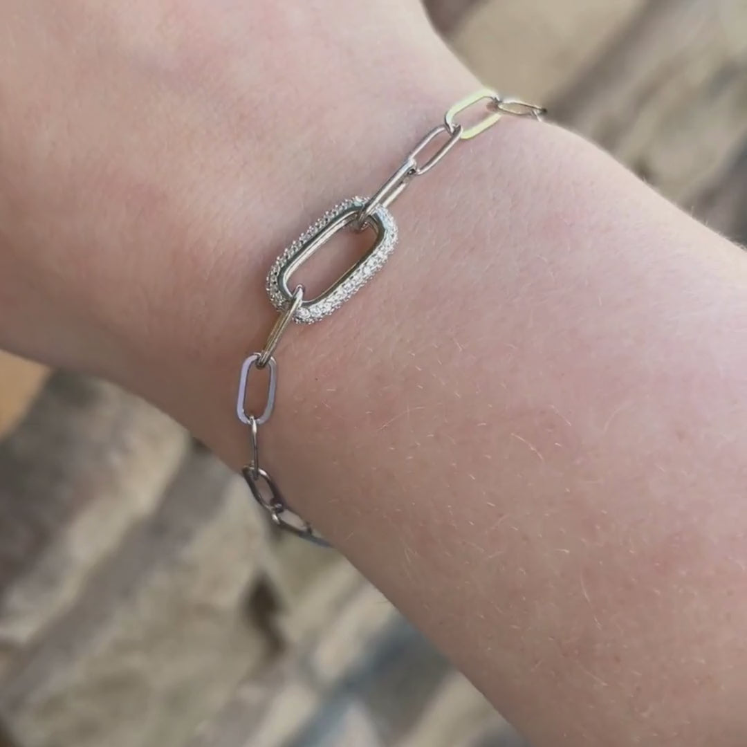 Refined Paperclip Bracelet