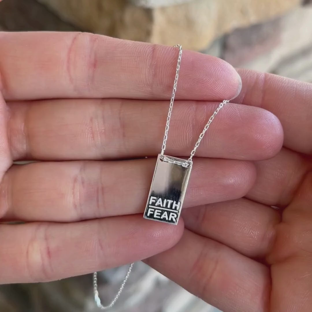 Faith Over Fear Necklace