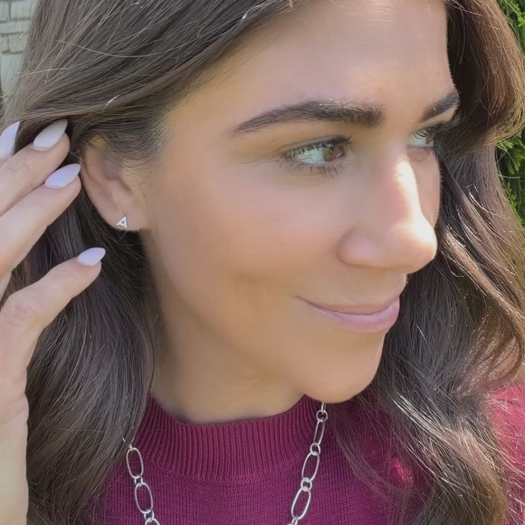 Signature Initial Earrings