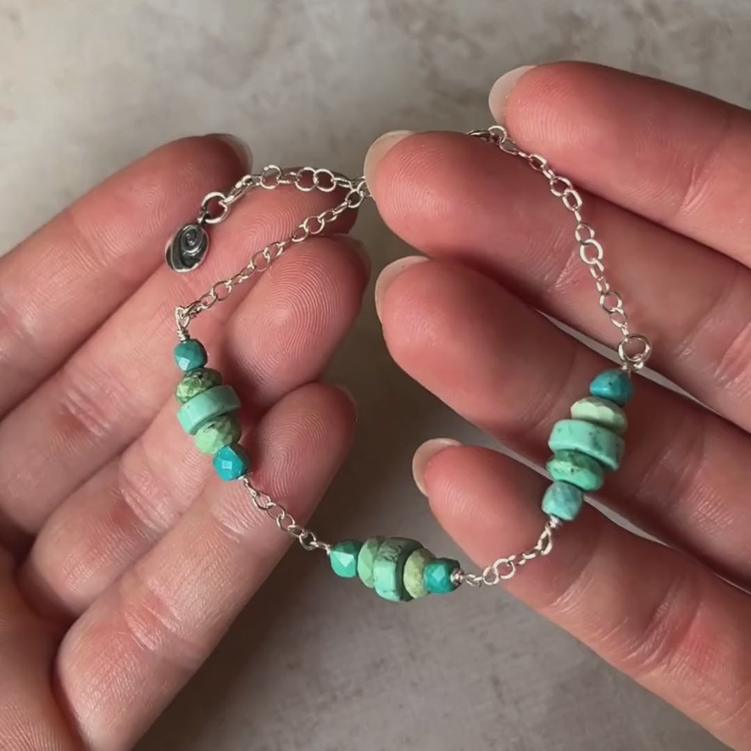 Tumbled Turquoise Bracelet