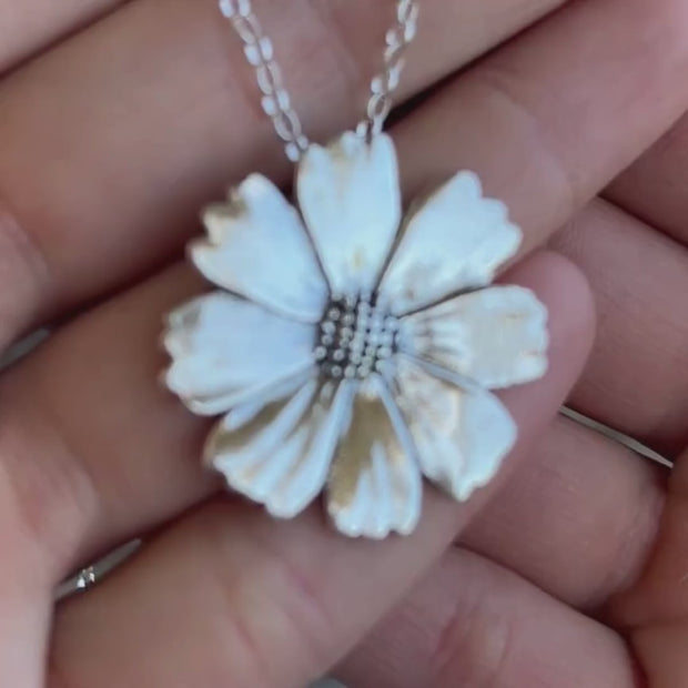 Cosmos Necklace - October Flower of the Month – Inspiranza
