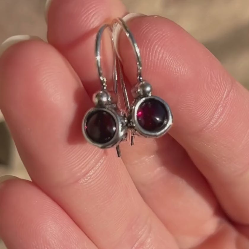 Scarlet Serenade Earrings