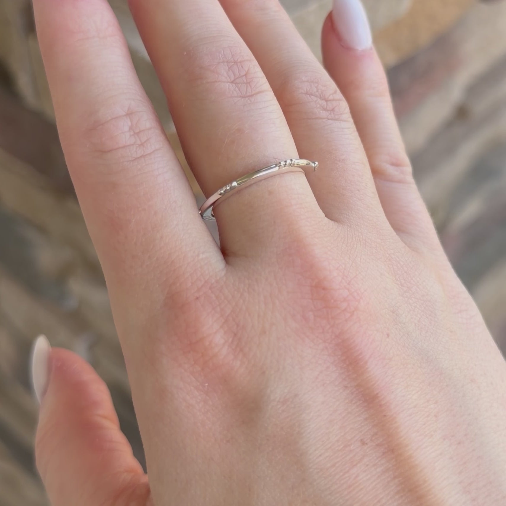 Connect the Dots Ring - Sterling Silver