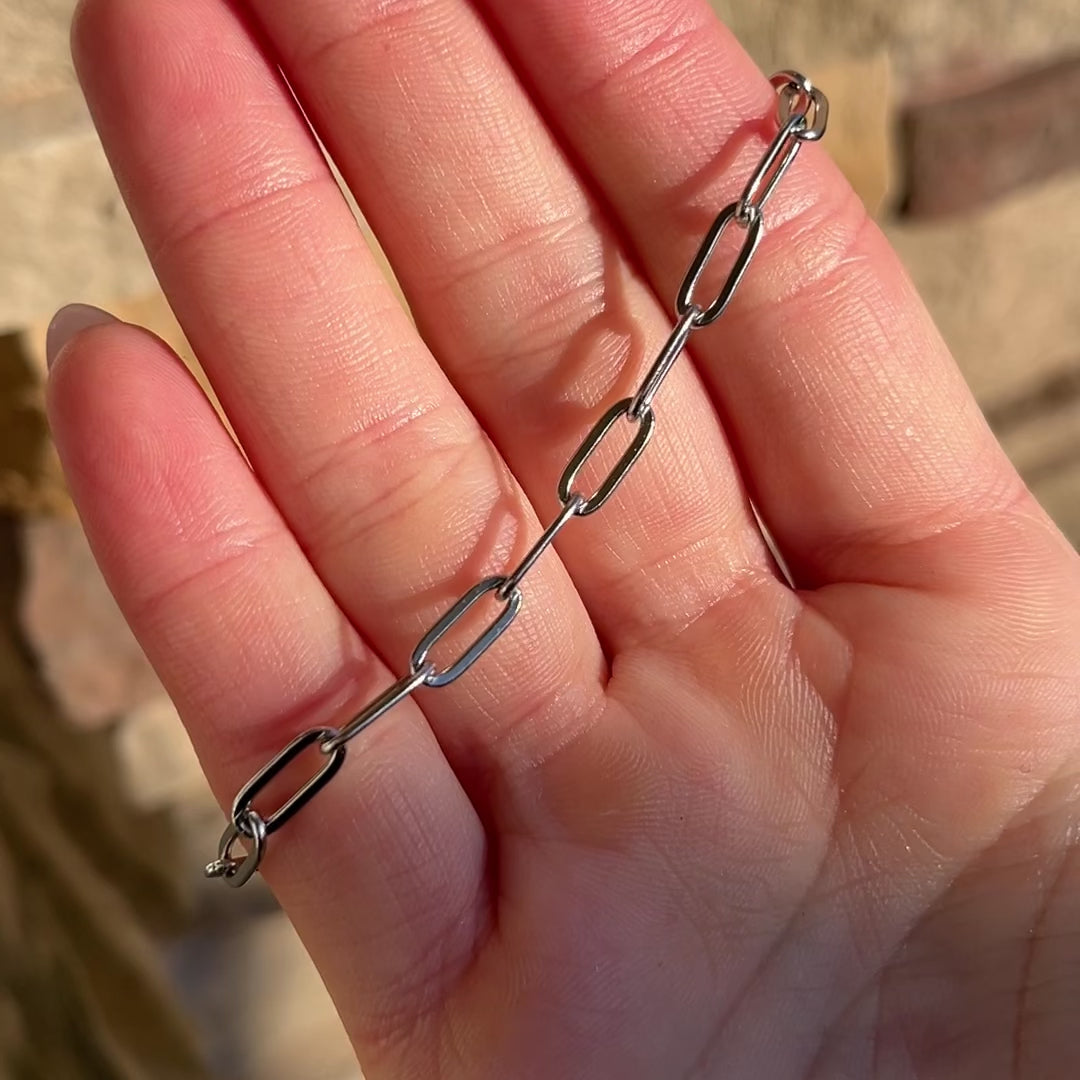 Paperclip Dazzle Bracelet