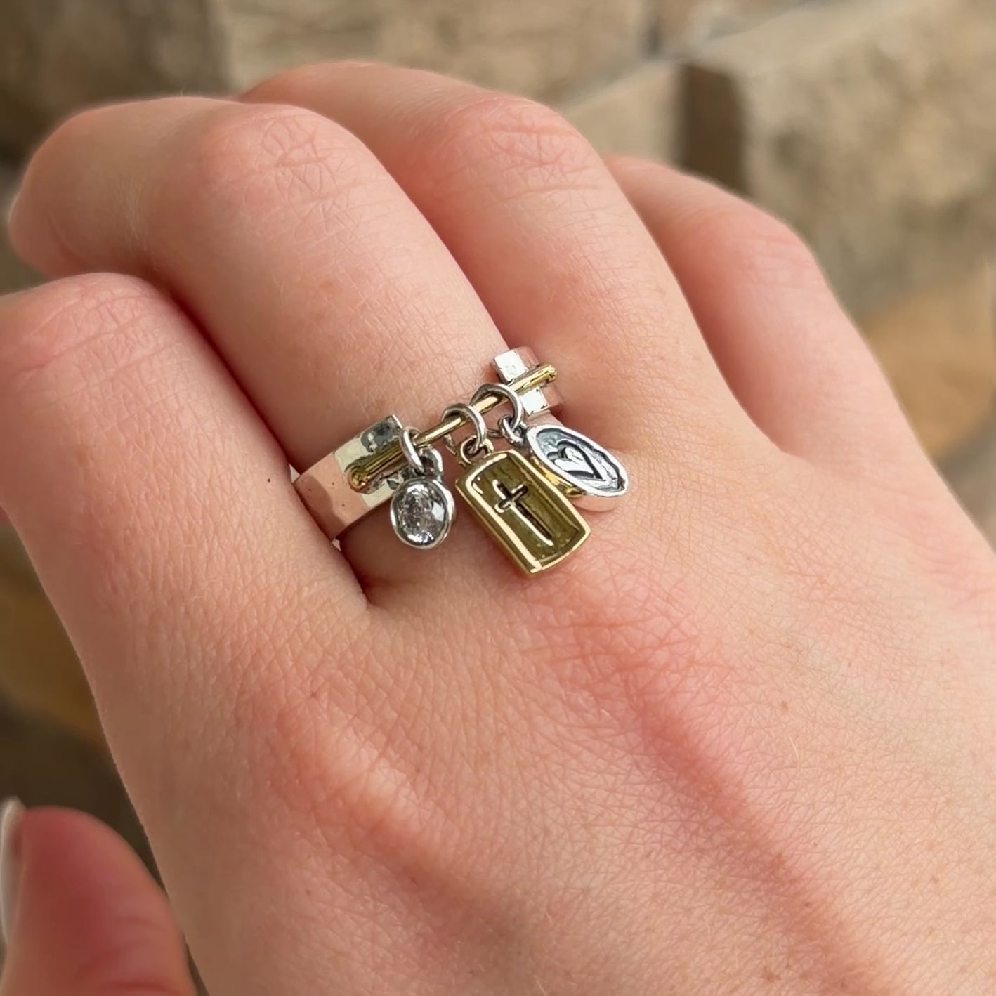 Faith, Hope and Love Ring