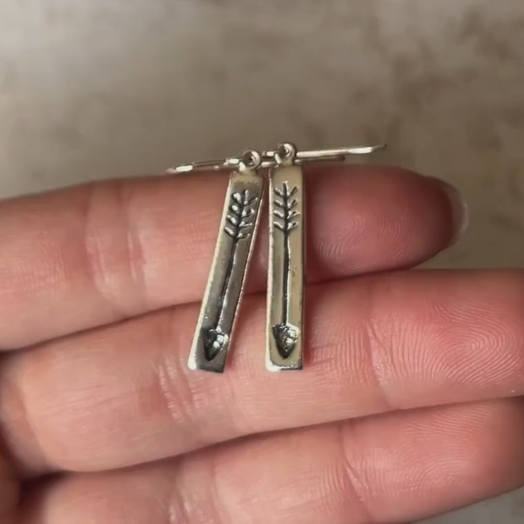 Straight Arrow Earrings