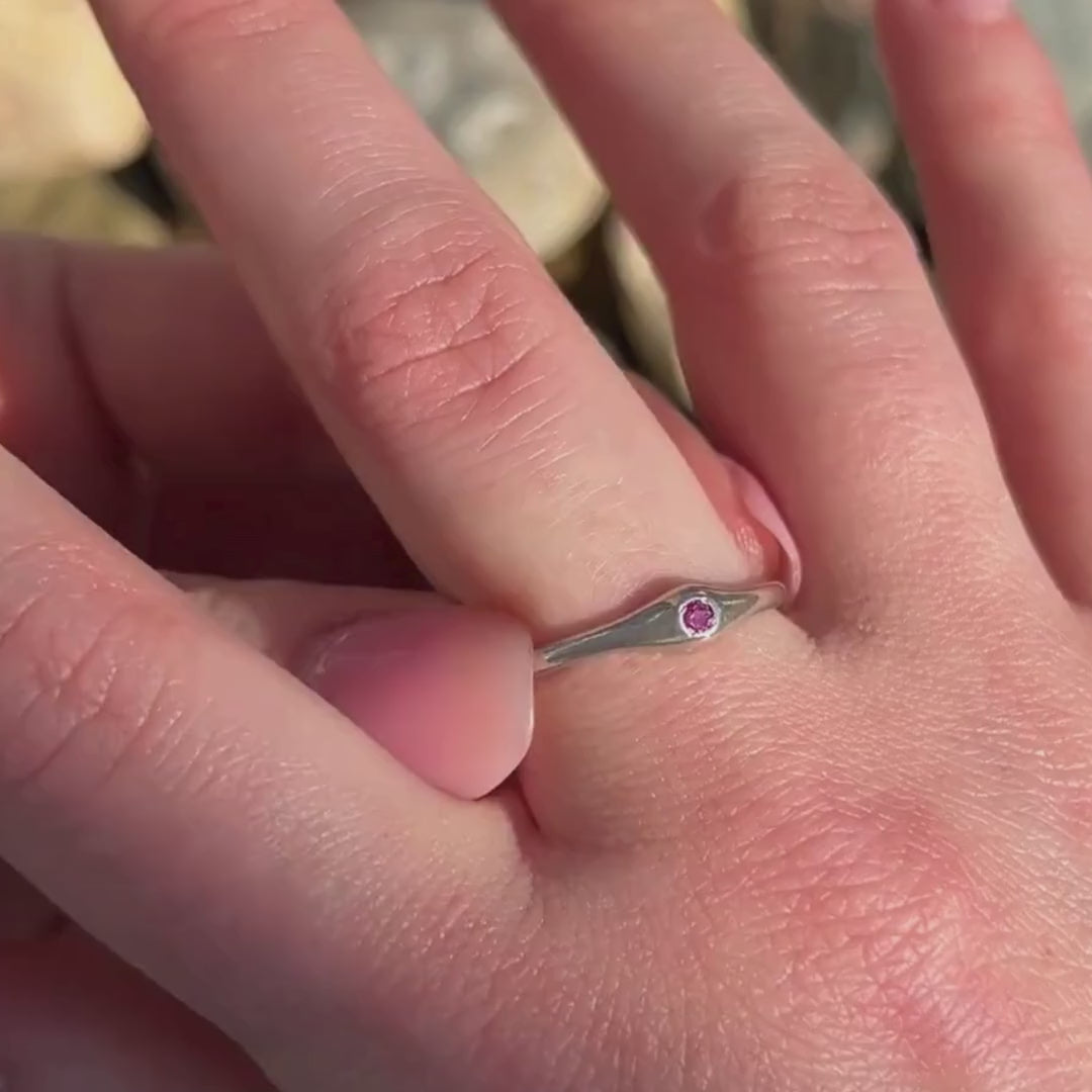 Together We Are - Birthstone Stack Ring