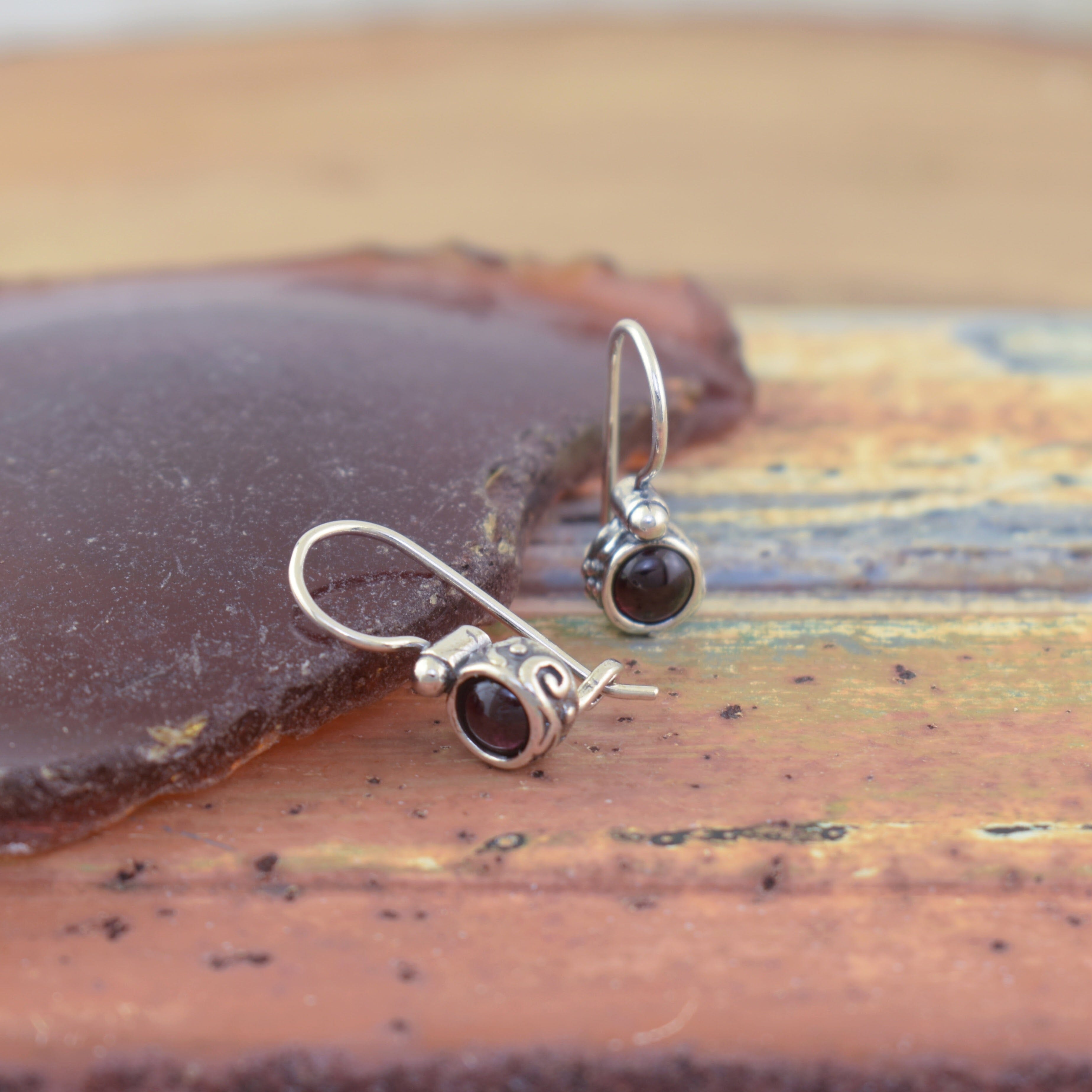 sterling silver secure back earrings