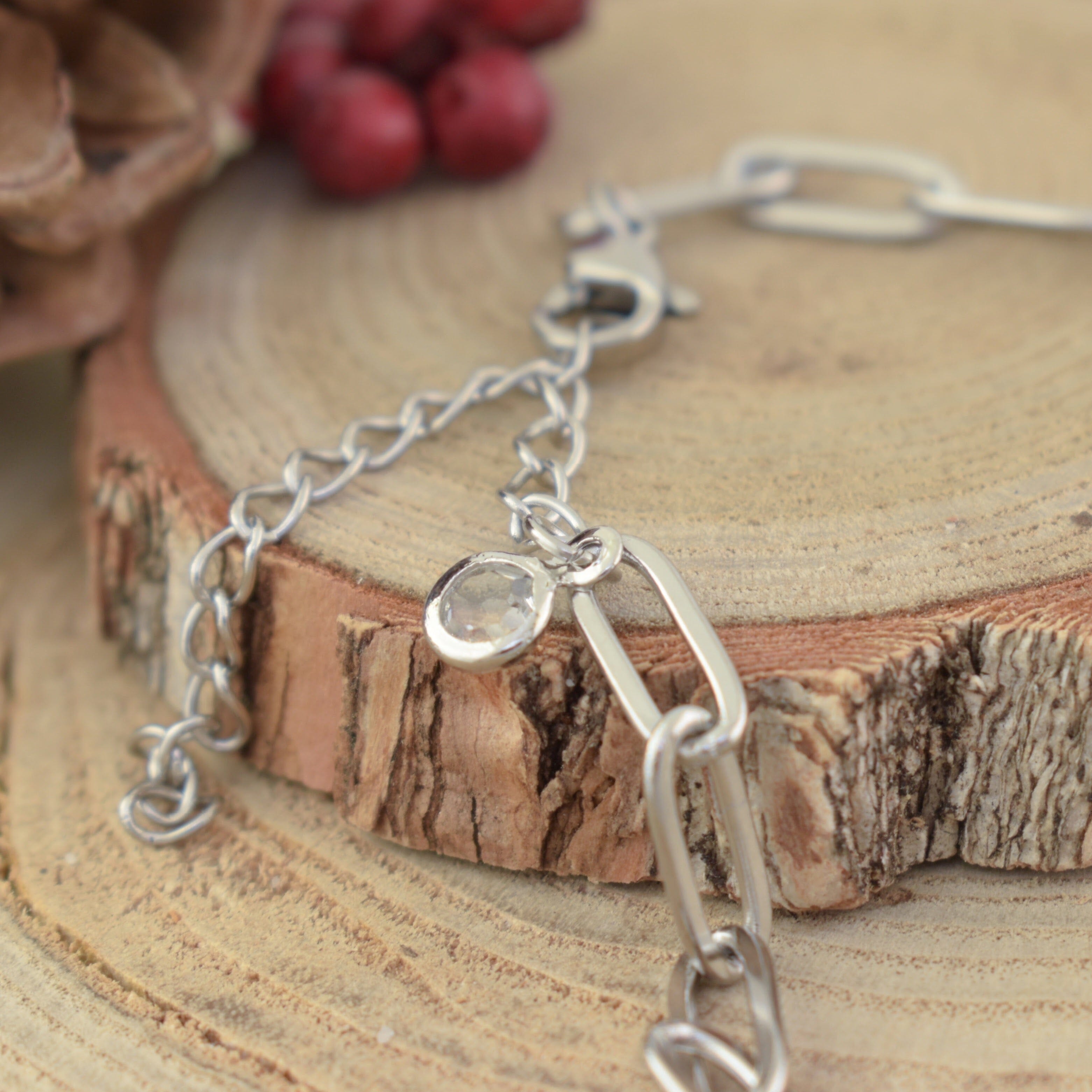 Paperclip Dazzle Bracelet