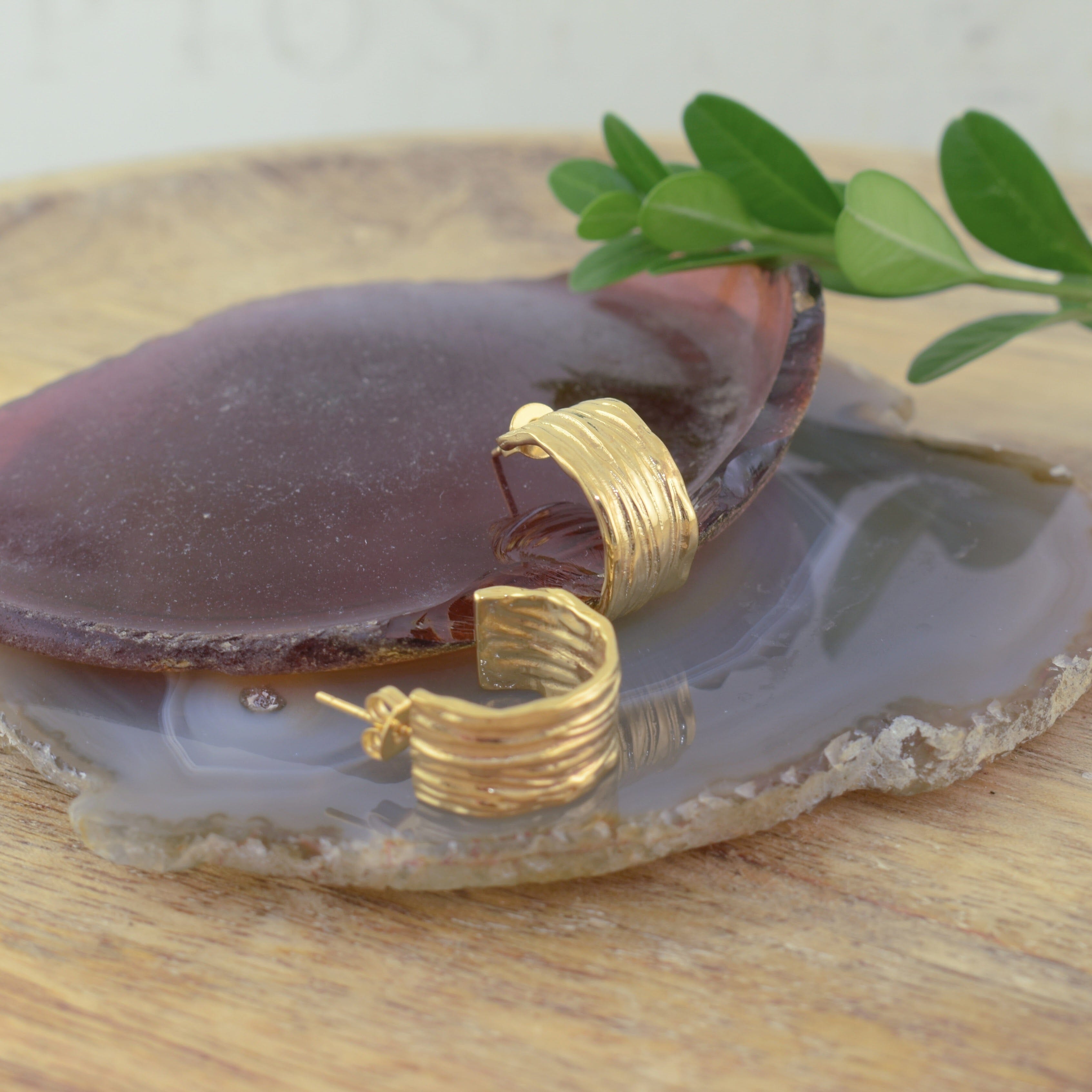 14K Gold Plated Brass