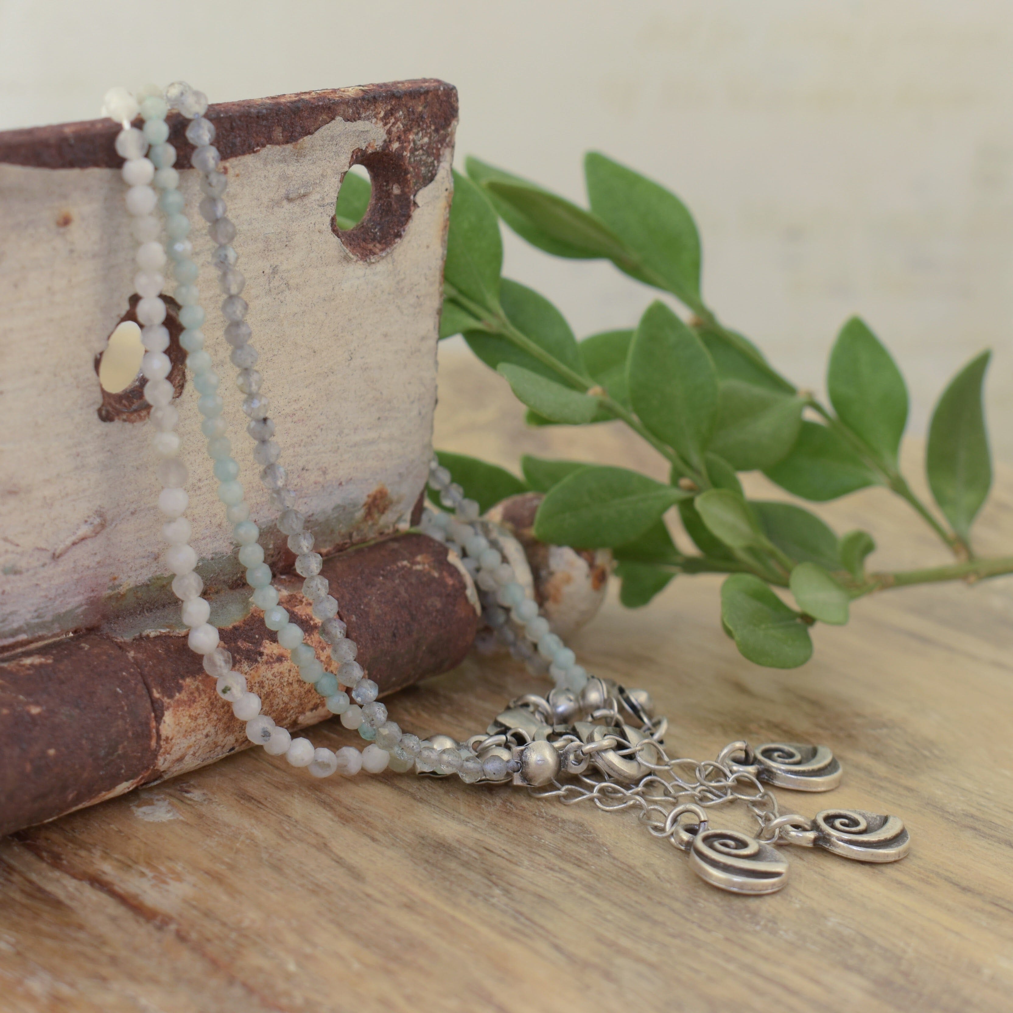 Zamak beaded bracelets
