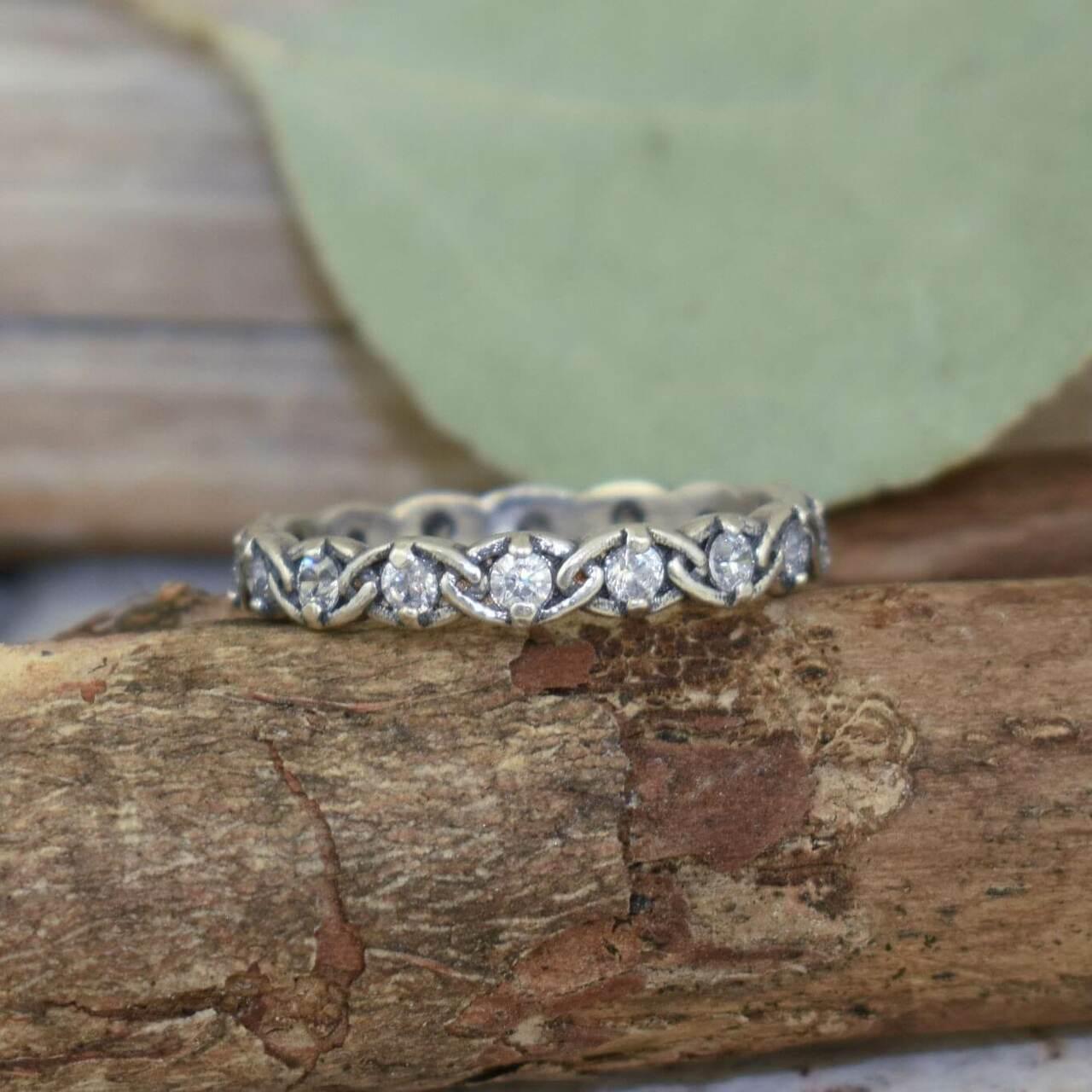 Riley Eternity Band in .925 sterling silver