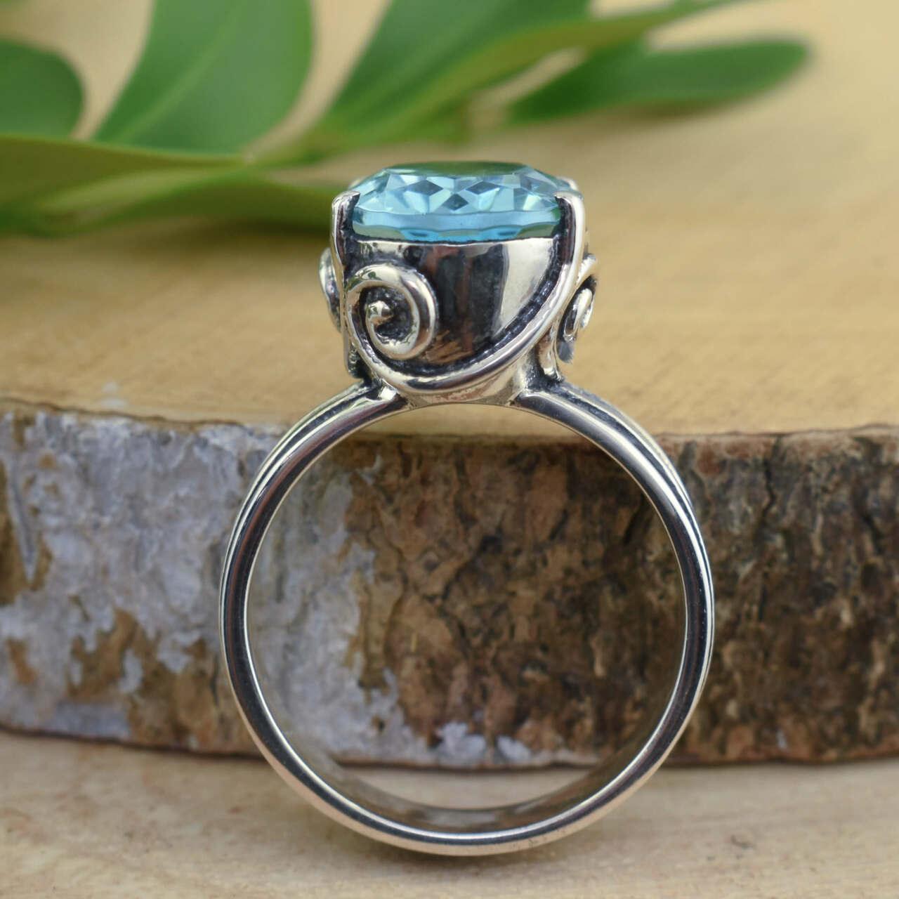 Handcrafted sterling silver Bahama Breeze Ring