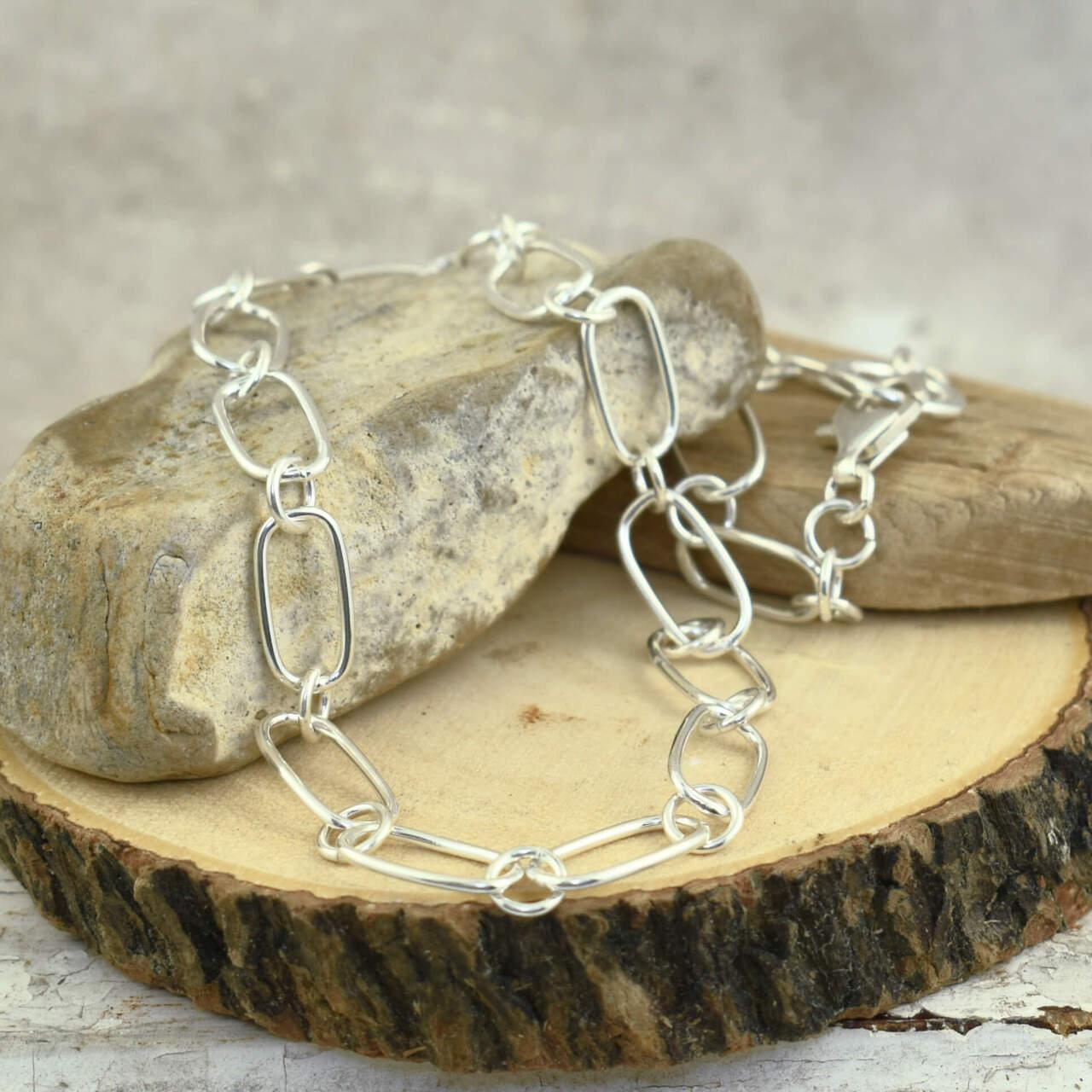.925 sterling silver designer link chain
