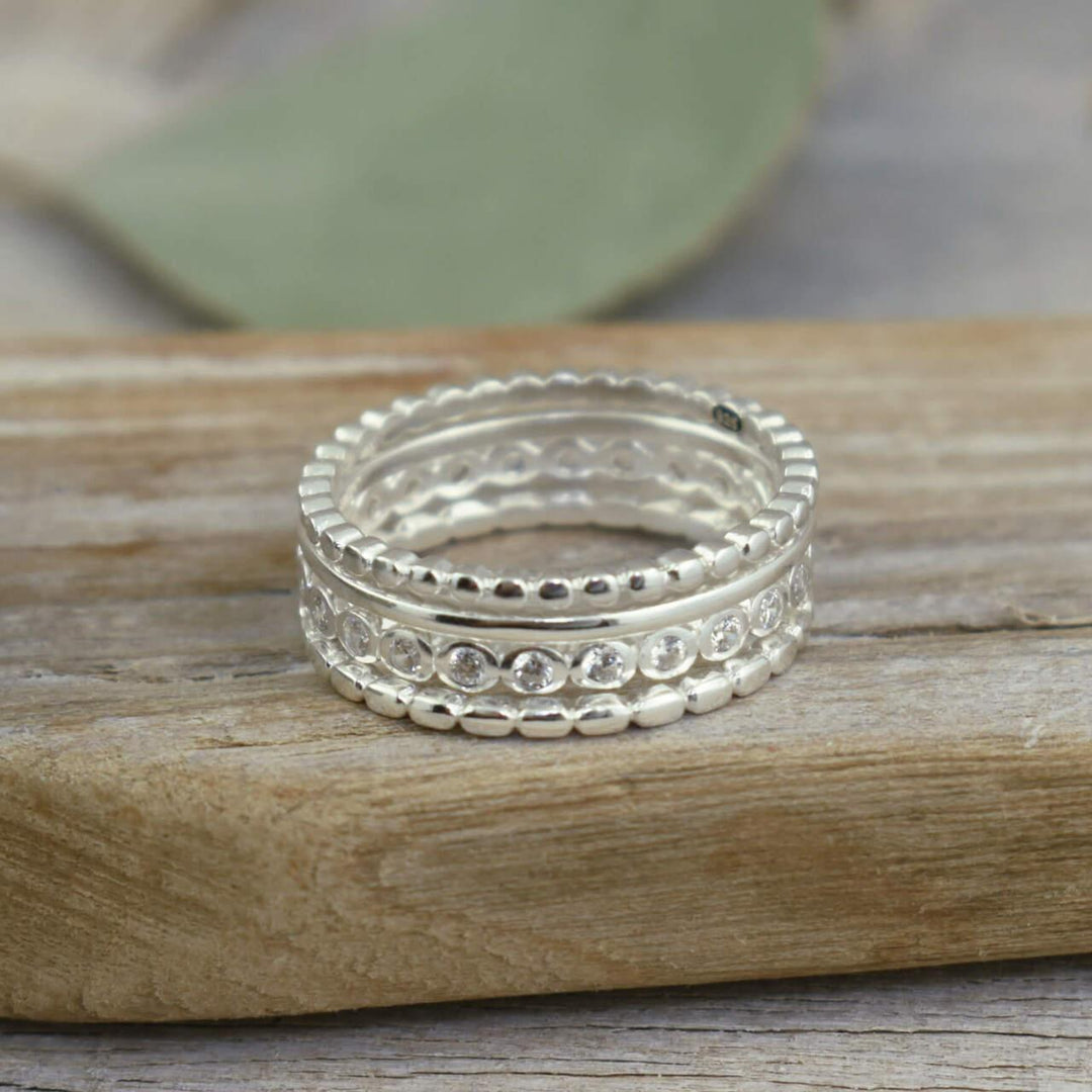 Simple Stack Rings (Set of 4) – Inspiranza Designs
