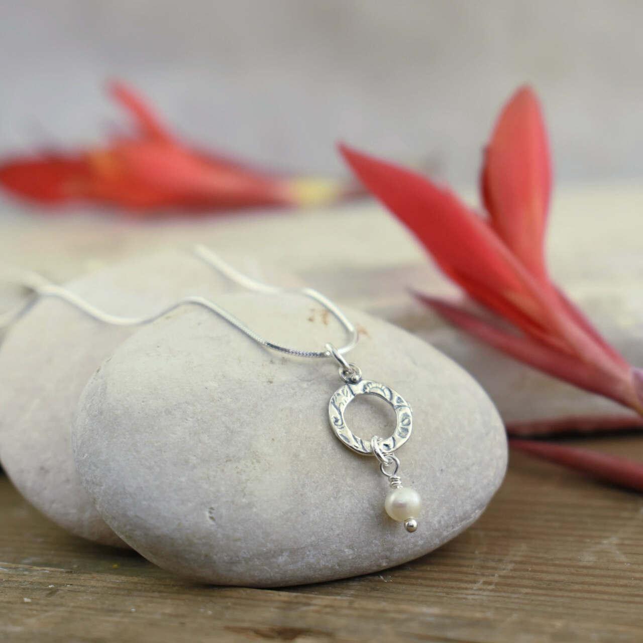 Sterling silver Simple Things Necklace