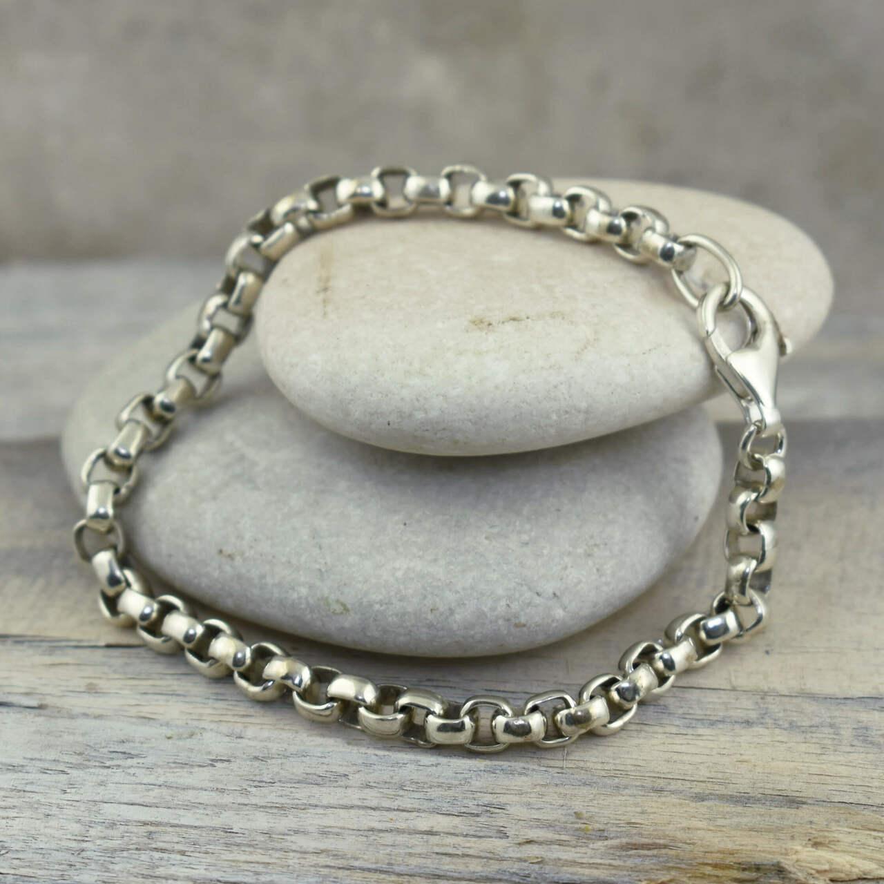 .925 sterling silver link bracelet